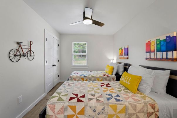 Bedroom, Interior, Wood Texture Flooring