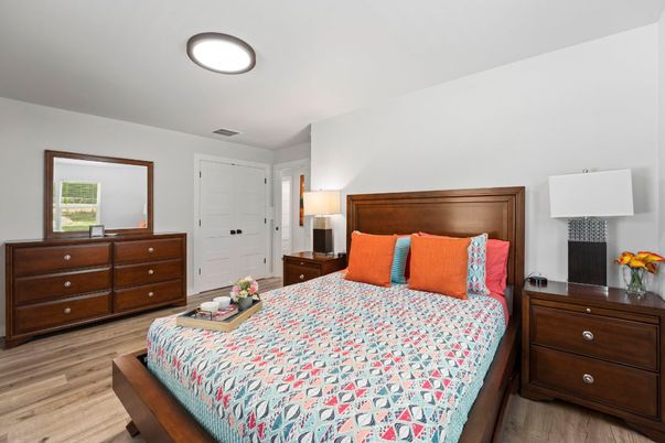 Bedroom, Interior, Wood Texture Flooring