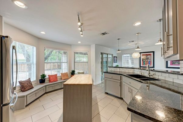 Interior, Kitchen, Pendant Lights, Recessed Lighting