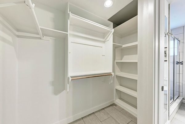 Interior, Recessed Lighting, Walk-in Closets, Wood Texture Flooring