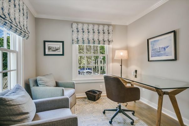 Home Office, Interior, Wood Texture Flooring