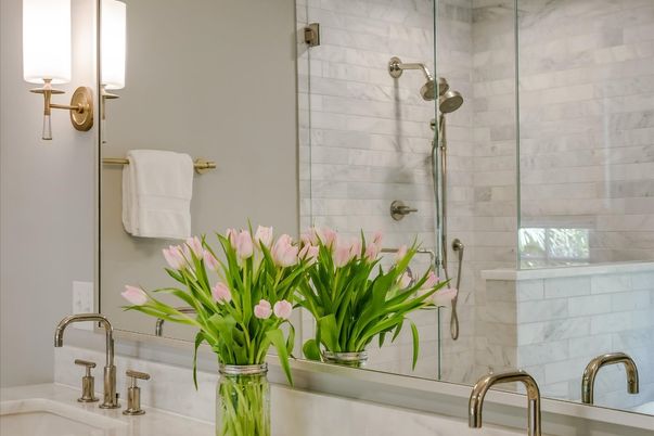 Bathroom, Glass Shower, Interior