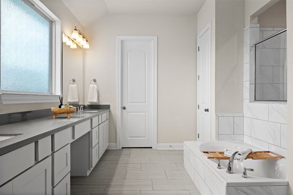 Bathroom, Dual Sink Vanities, Interior