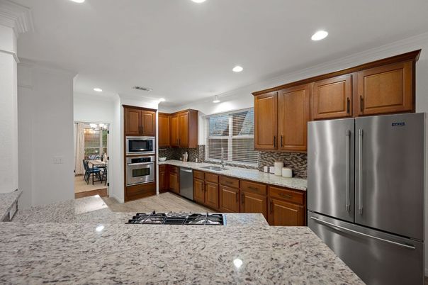 Interior, Kitchen, Recessed Lighting, Stainless Steel Appliances