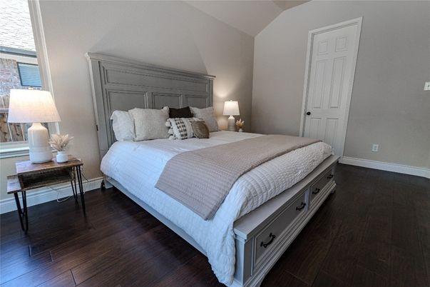 Bedroom, Interior, Wood Texture Flooring