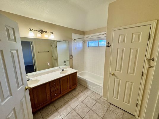 Bathroom, Dual Sink Vanities, Glass Shower, Interior