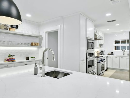 Interior, Kitchen, Recessed Lighting, Stainless Steel Appliances
