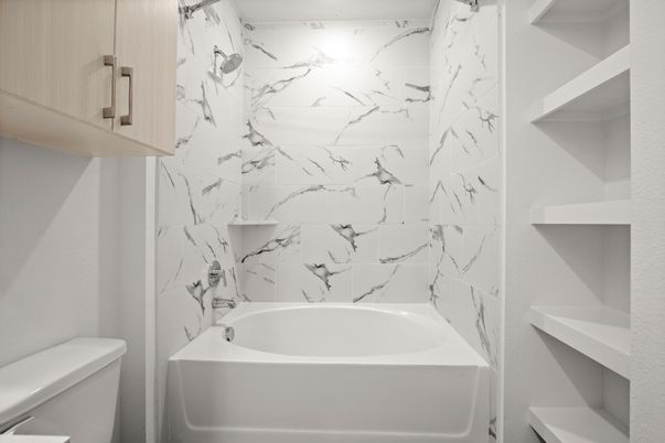 Bathroom, Interior, Marble Walls