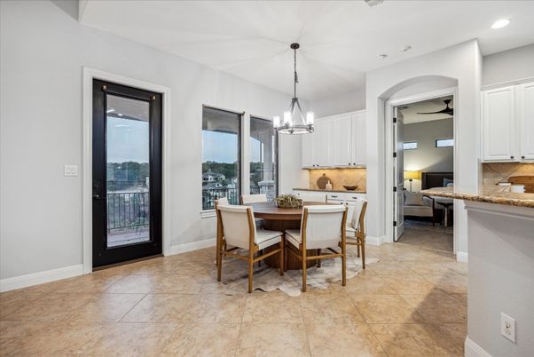 Dining room, Interior, Kitchen, Pendant Lights, Recessed Lighting