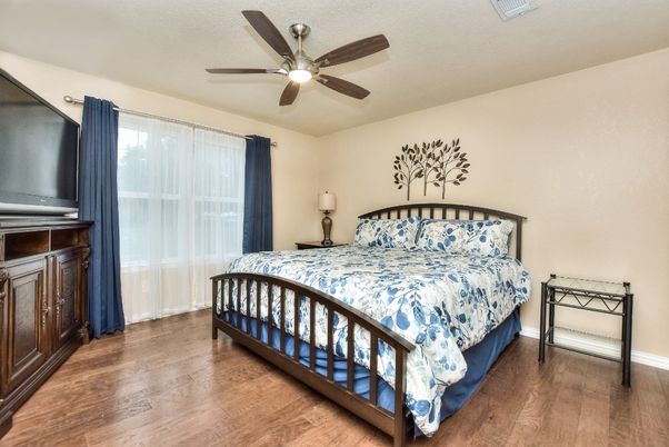 Bedroom, Interior, Wood Texture Flooring