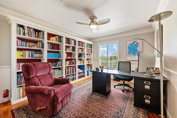 Home Office, Interior, Wood Texture Flooring