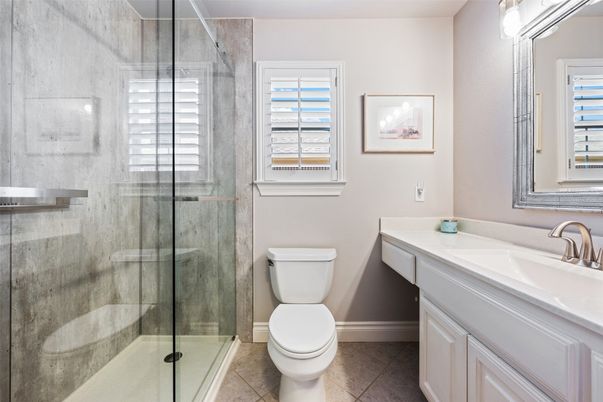 Bathroom, Glass Shower, Interior