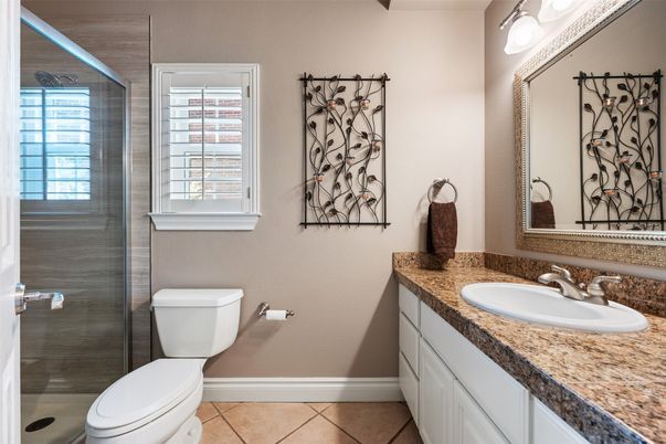 Bathroom, Glass Shower, Interior