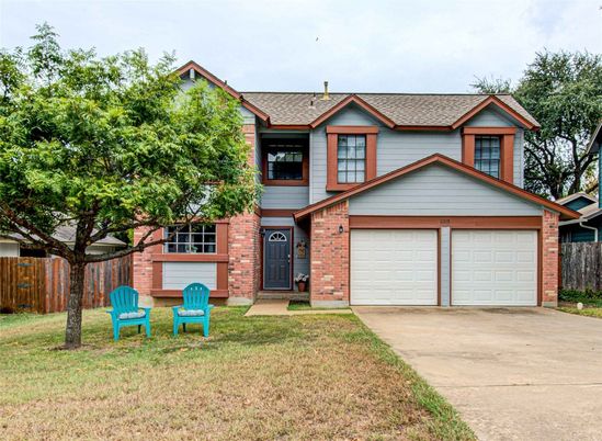 Attached, Backyard, Exterior, Facade, Brick Facade, Brick Traditional