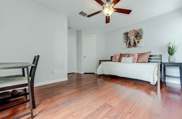 Bedroom, Interior, Wood Texture Flooring