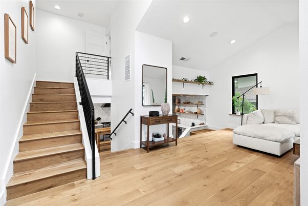 Interior, Recessed Lighting, Wood Texture Flooring