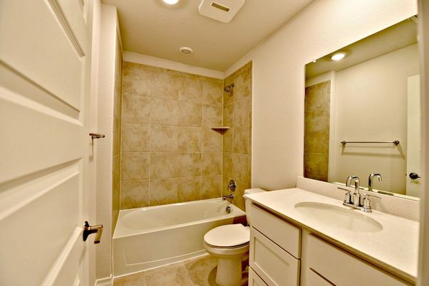 Bathroom, Interior, Recessed Lighting