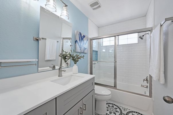 Bathroom, Glass Shower, Interior