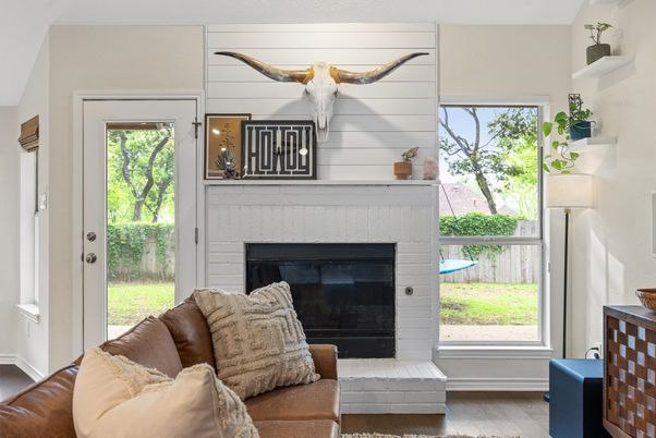 Fireplace, Interior, Living room, Wood Texture Flooring