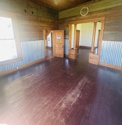 Empty room, Interior, Wood Texture Flooring, Wooden Walls