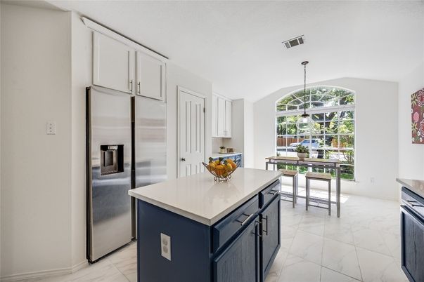 Interior, Kitchen, Marble, Stainless Steel Appliances