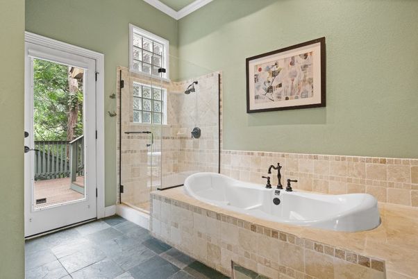 Bathroom, Glass Shower, Interior