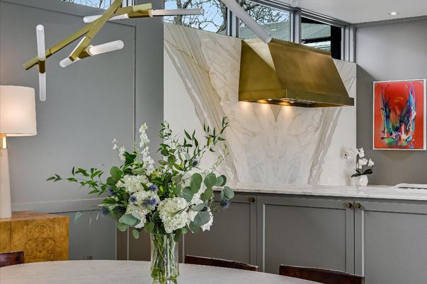 Interior, Marble Walls, Recessed Lighting