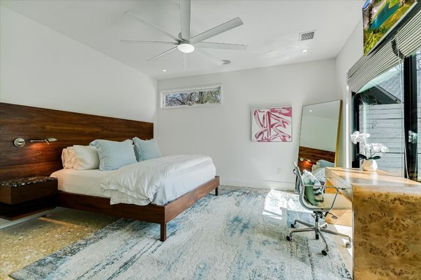 Bedroom, Home Office, Interior, Recessed Lighting