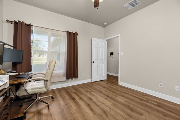 Home Office, Interior, Wood Texture Flooring