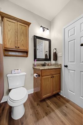 Bathroom, Interior, Wood Texture Flooring