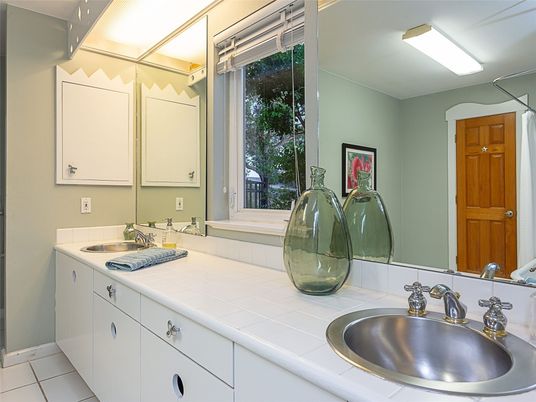 Bathroom, Dual Sink Vanities, Interior, Tile Countertops