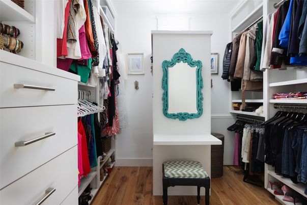 Interior, Walk-in Closets, Wood Texture Flooring