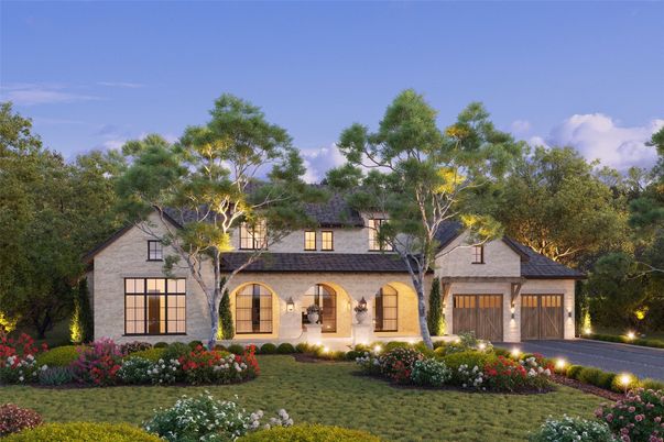 Attached, Backyard, Exterior, Facade, French Provincial