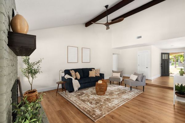 Interior, Living room, Wooden Beams, Wood Texture Flooring