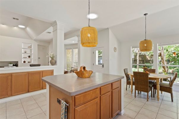 Dining room, Interior, Kitchen, Pendant Lights, Recessed Lighting