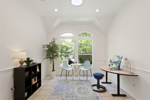 Home Office, Interior, Recessed Lighting