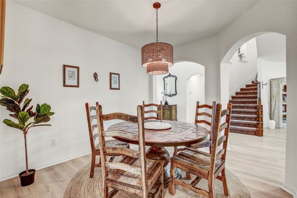 Dining room, Interior, Wood Texture Flooring