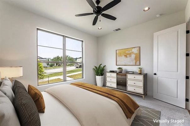 Bedroom, Interior, Recessed Lighting