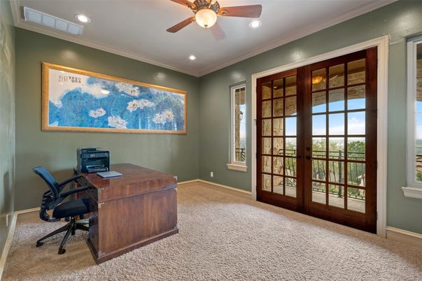 Home Office, Interior, Recessed Lighting