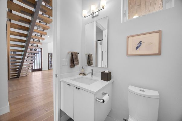 Bathroom, Interior, Wood Texture Flooring