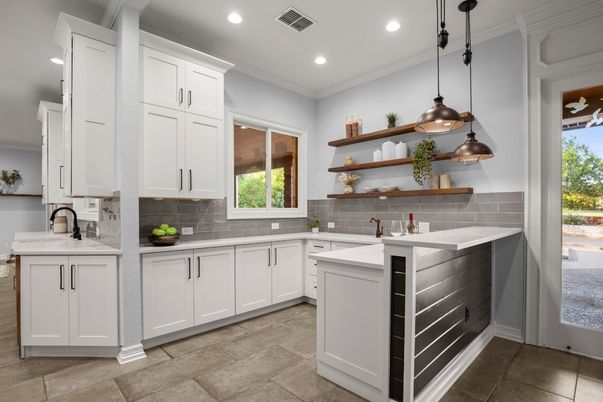 Interior, Kitchen, Pendant Lights, Recessed Lighting