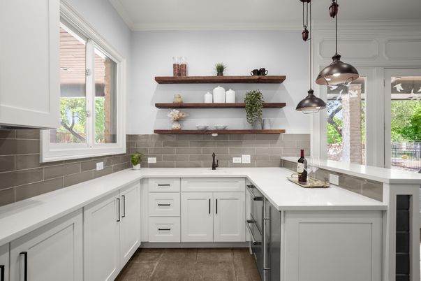 Interior, Kitchen, Pendant Lights