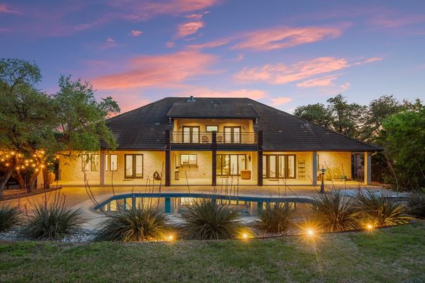 Backyard, Exterior, Facade, Pool, French Provincial