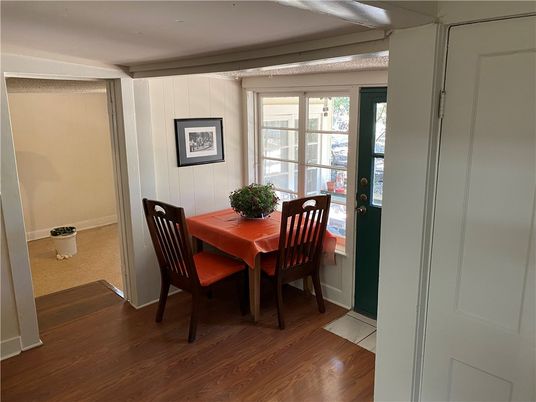 Dining room, Interior, Wood Texture Flooring