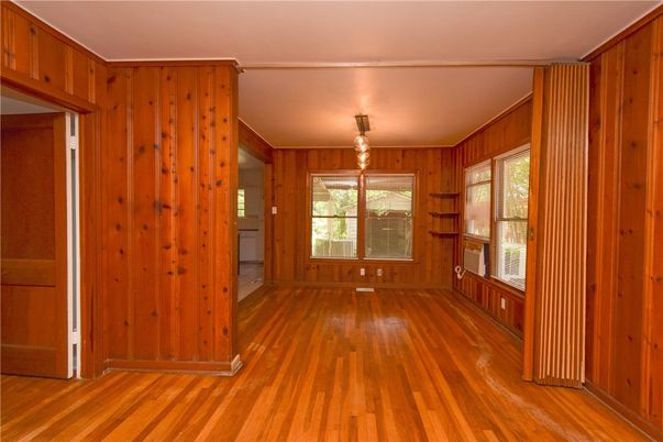 Empty room, Interior, Wood Texture Flooring, Wooden Walls