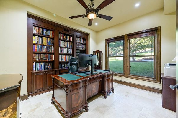 Home Office, Interior, Recessed Lighting