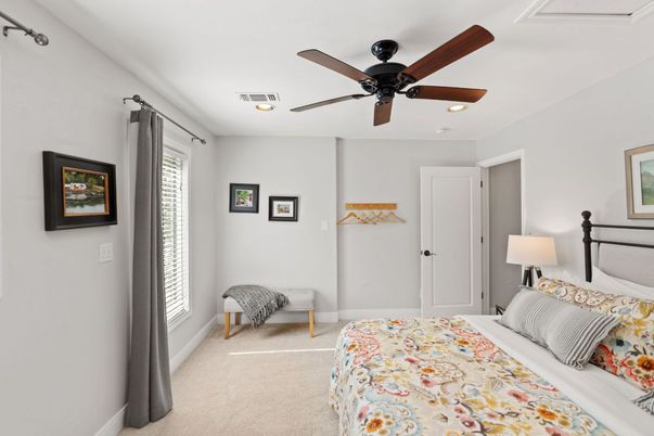 Bedroom, Interior, Recessed Lighting