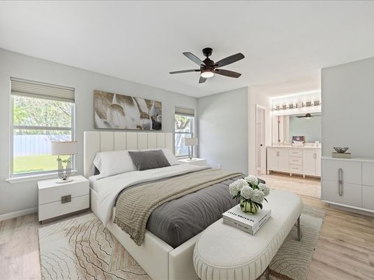 Bedroom, Interior, Wood Texture Flooring