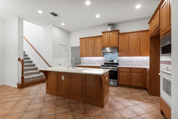 Interior, Kitchen, Recessed Lighting, Stainless Steel Appliances