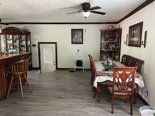 Dining room, Interior, Wood Texture Flooring